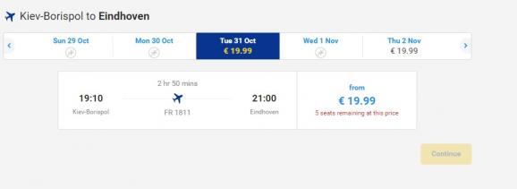 З'явилися перші квитки на рейси Ryanair з України