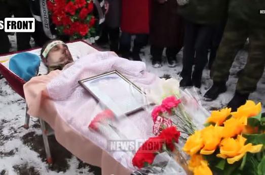 Похорон терориста "ЛНР" Олександра Лігути