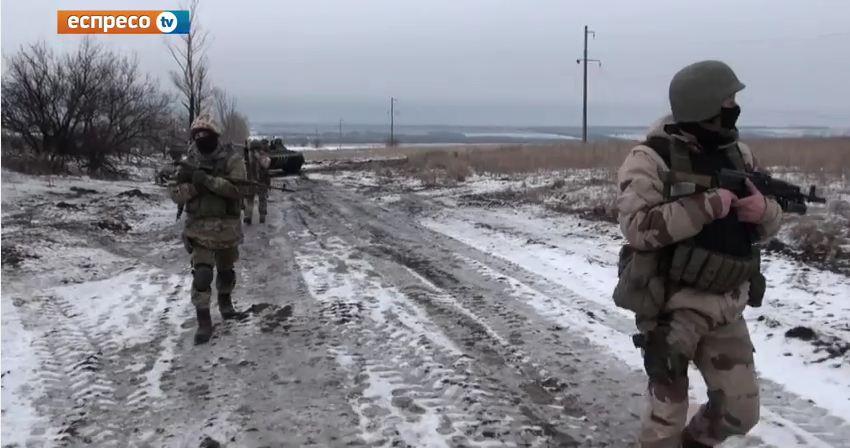 Група спецпризначення 8-го хмельницького полку на бойовому завданні у секторі А (Луганщина)