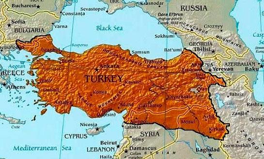 Туречина карта імперія
