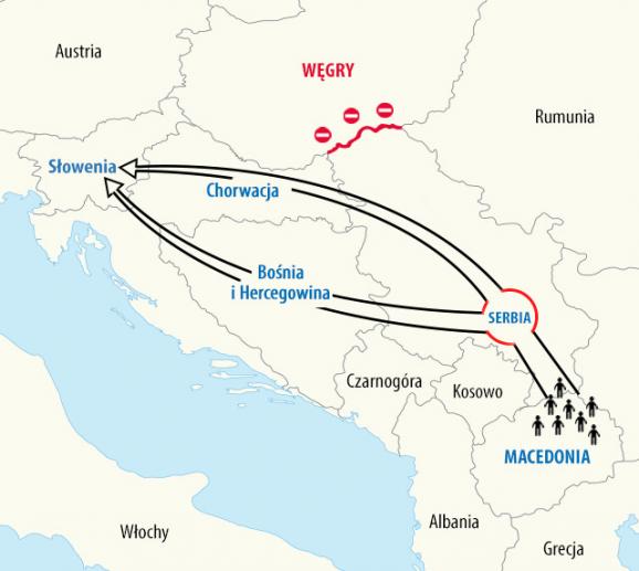 Балканы мигранты путь Европа