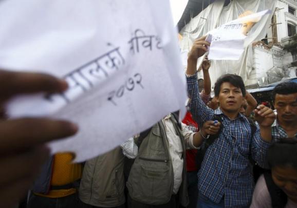 Непал протесты против новой конституции