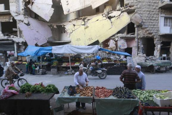 город Алеппо в Сирии
