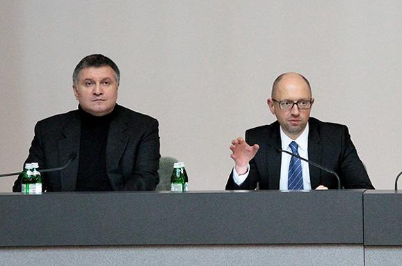 Арсен Аваков та Арсеній Яценюк
