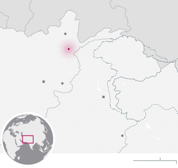 землетрус Індія Пакистан Афганістан