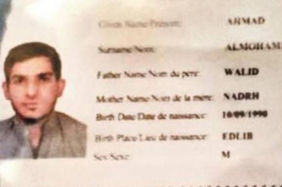 сирійський паспорт теракти в Парижі