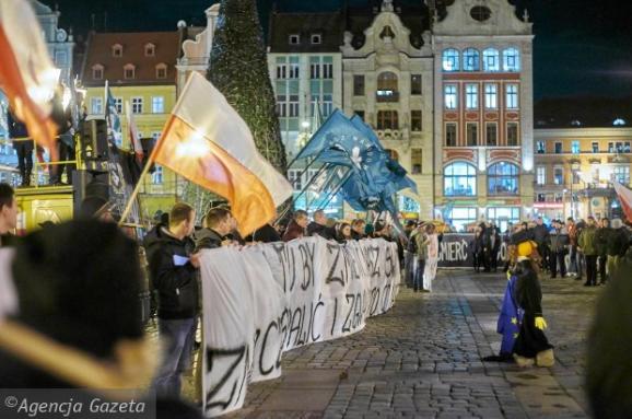 Польща єврей демонстрація Вроцлав