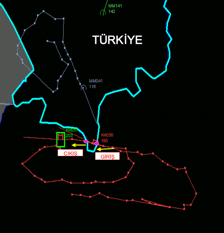радари Туреччина збитий російський літак