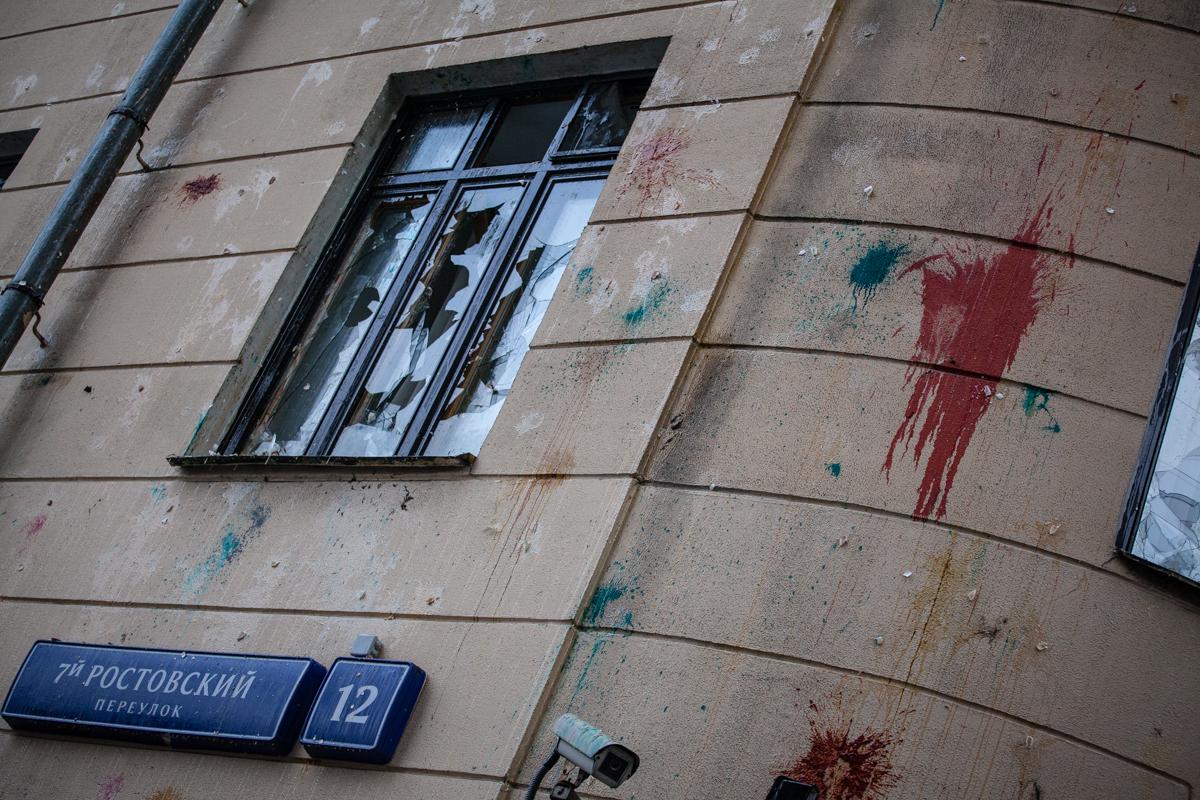 У посольстві Туреччини у Москві побили вікна