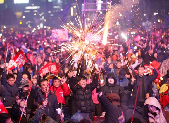 Южная Корея протесты