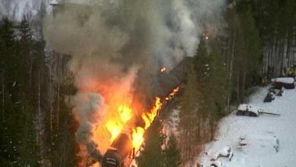 залізнична аварія Норвегія