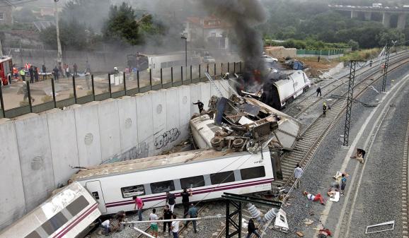 залізнична аварія Іспанія Сантьяго-де-Компостела