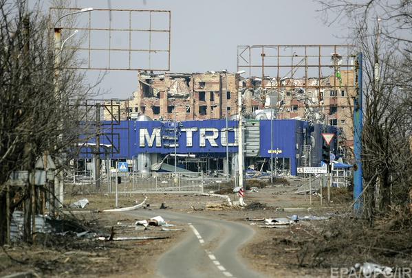 На окраине Донецка