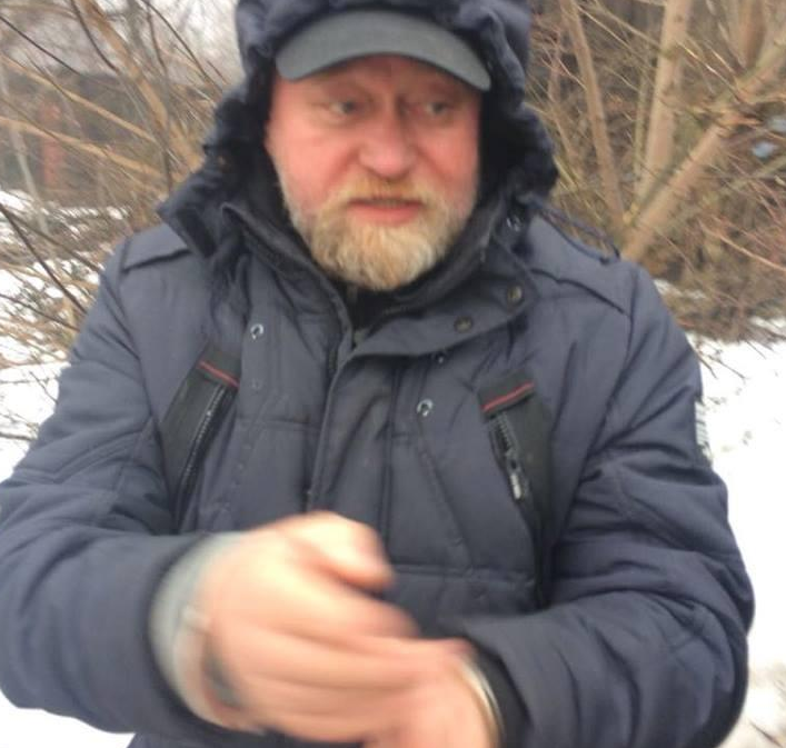 Володимир Рубан у кайданках