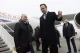 Сийярто встречает Путина во время визита российского президента в Венгрию