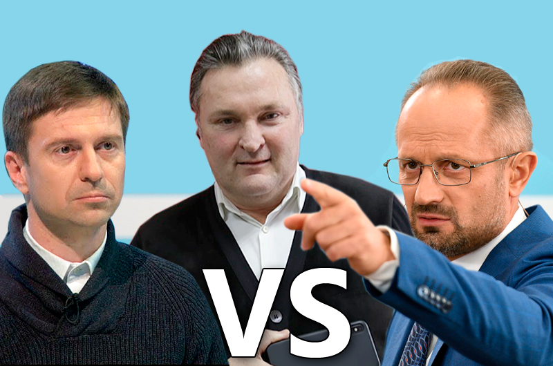 Олександр Данилюк (ліворуч), Геннадій Балашов, Роман Безсмертний