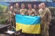 Михайло Боднар на фронті. Четвертий з лівого крю