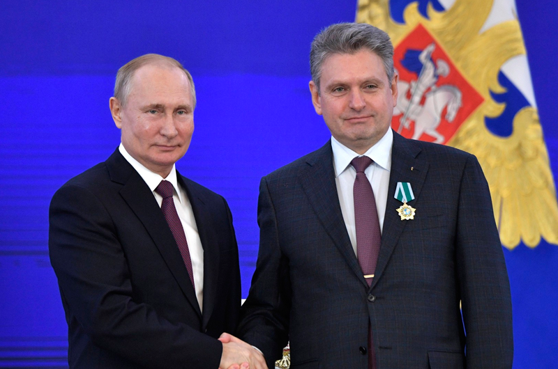 Володимир Путін та Микола Малінов