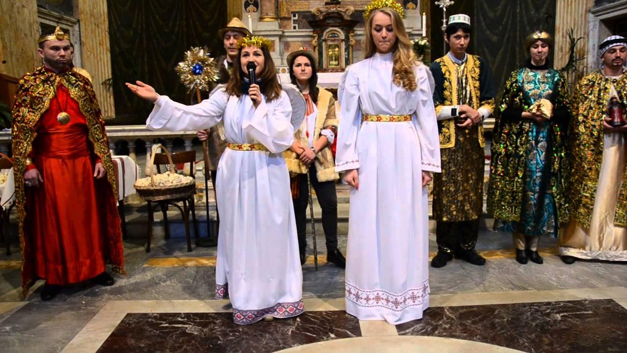 Українська парафія святих Сергія і Вакха (Рим, Італія). Різдвяний вертеп. 2015
