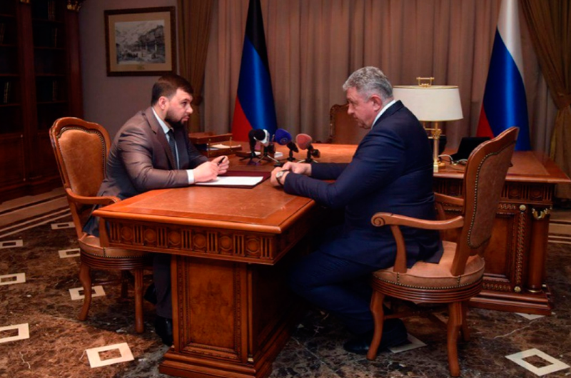 Денис Пушилін та Володимир Пашков