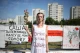 Напис білоруською: "З мене досить. Забирайся"