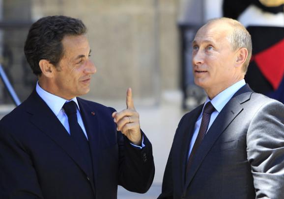 Путин Саркози