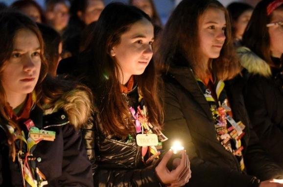 Минулорічні заходи, пов'язані з Вифлеємським вогнем миру, у Словенії 