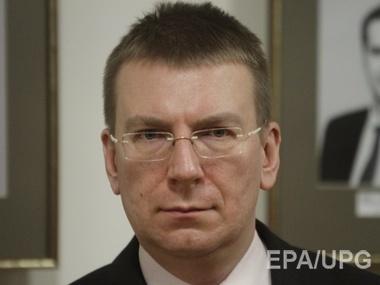 Міністр іноземних справ Латвії виступив на прес-конференції у Дніпропетровську