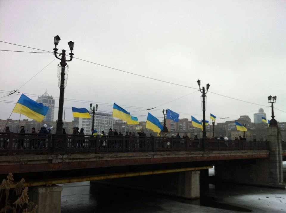 У Донецьку триває Євромарш 