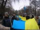 Дніпропетровські активісти Євромайдану влаштували флеш-моб з прапором