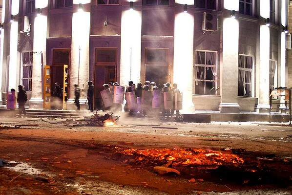 Черкаська ОДА після штурму
