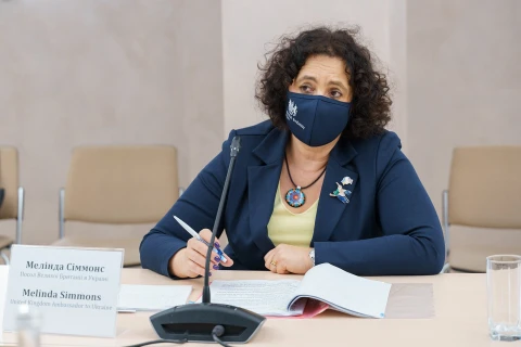 Надзвичайний та Повноважний Посол Великої Британії в Україні Мелінда Сіммонс