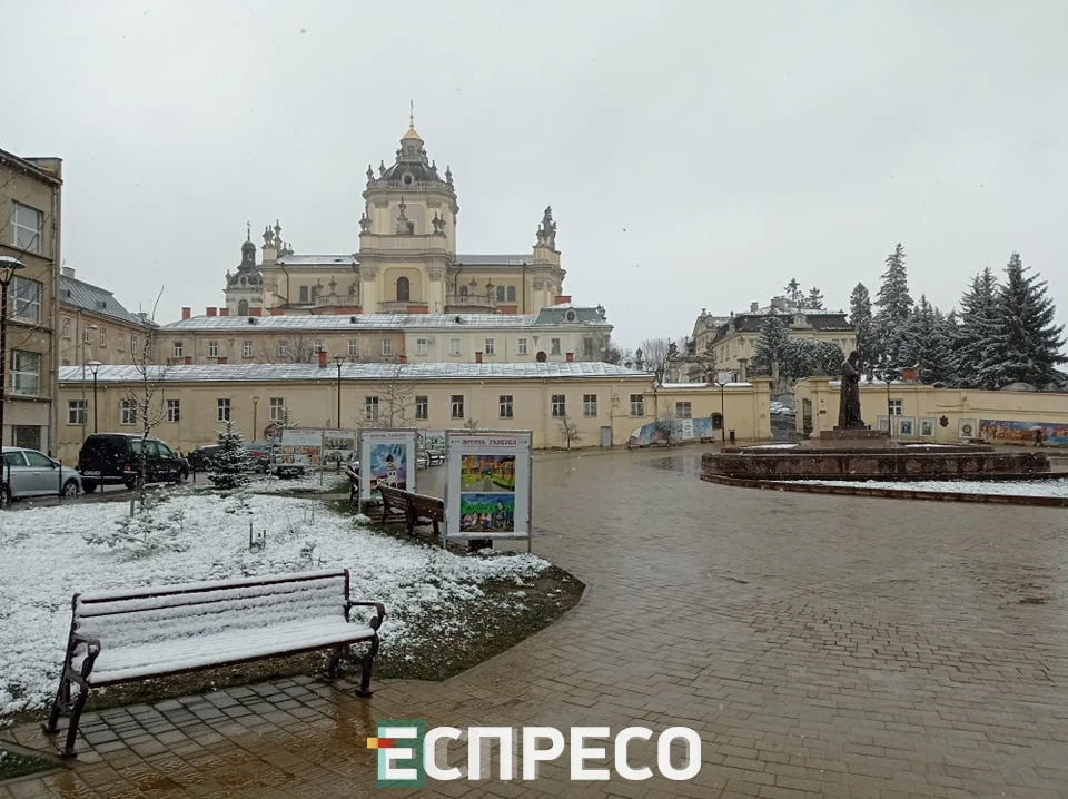сніг у Львові