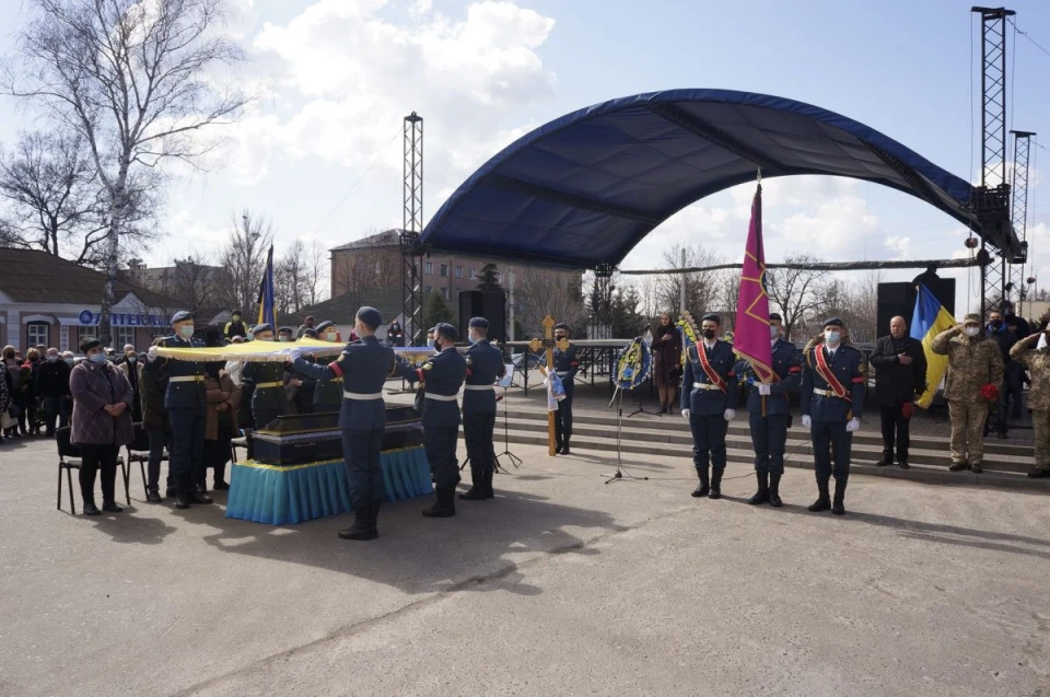 Церемонія прощання з Віктором Гелебрантом
