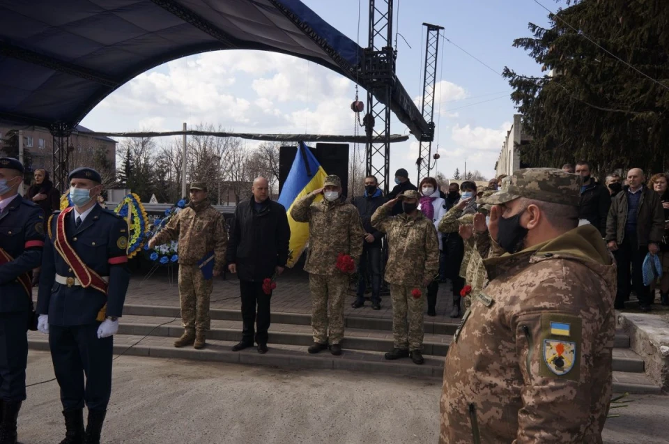 Церемонія прощання з Віктором Гелебрантом