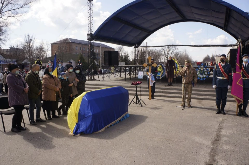 Церемонія прощання з Віктором Гелебрантом