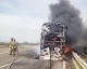 На Одещині під час руху загорівся пасажирський автобус