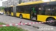 В Киеве мужчина бросил бутылку с легковоспламеняющимся веществом в троллейбус