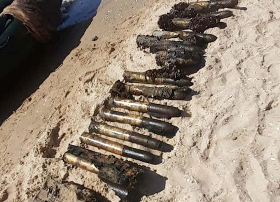 На Одещині знайшли затонуле судно зі снарядами часів Другої світової війни