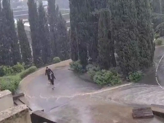 Ялта під час зливи