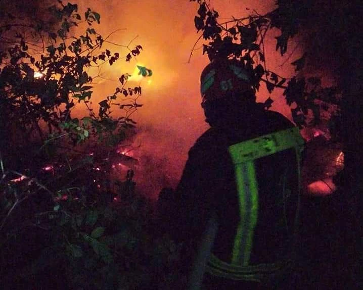 пожежа на дачі у Винниках