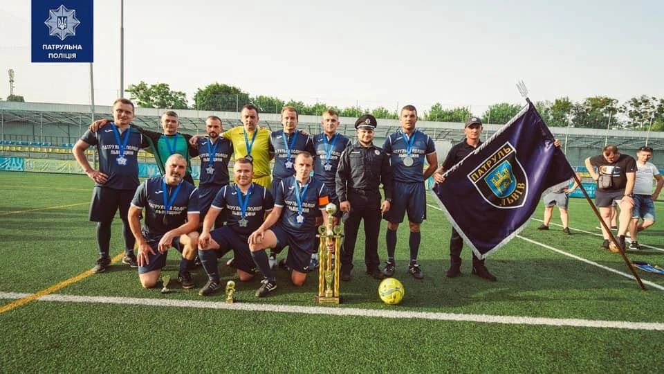 патрульні футболісти з львівщини