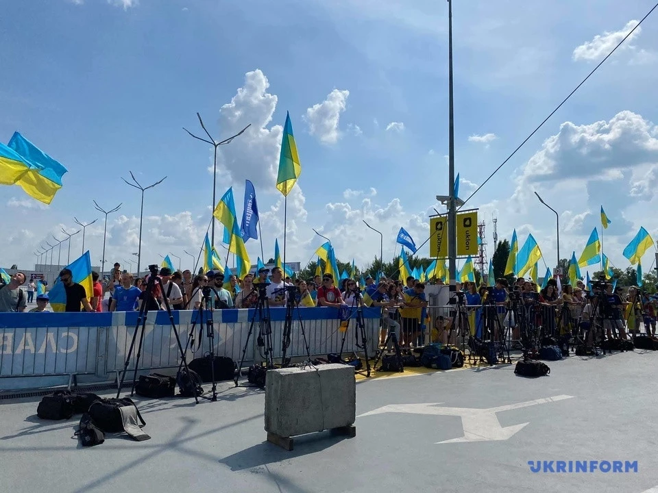 Збірна України, фани, Бориспіль