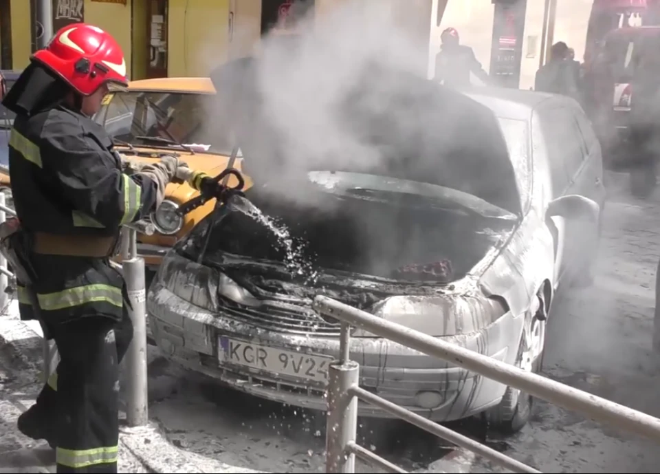пожежа в авто