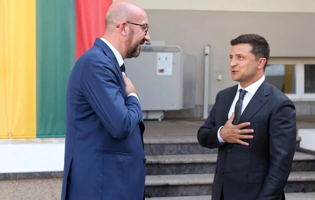 Зеленський зустрівся з президентами Євроради та Литви
