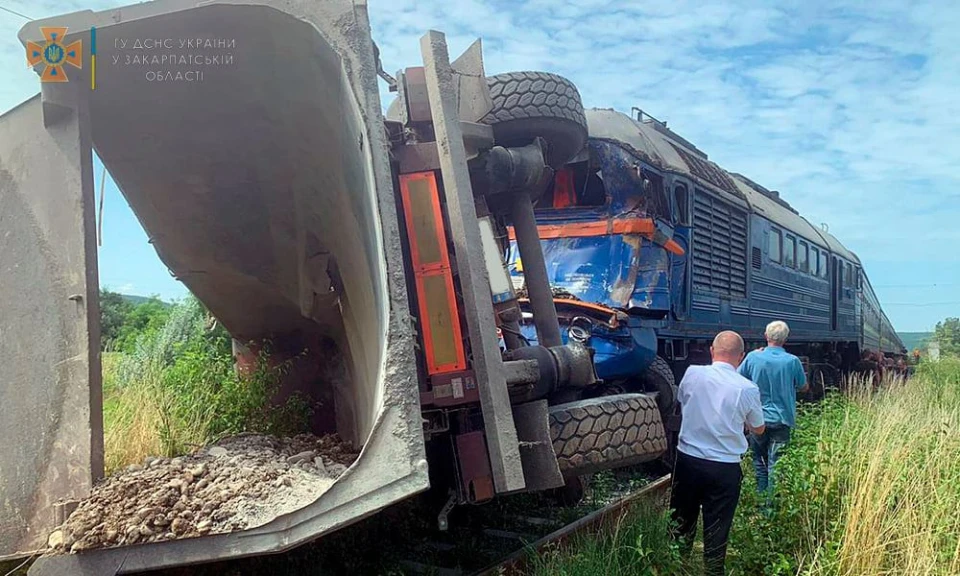 ДТП з потягом на Закарпатті