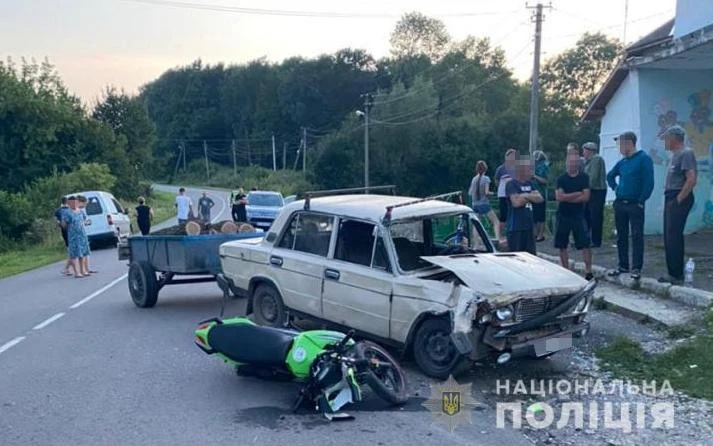 ДТП з мотоциклістом