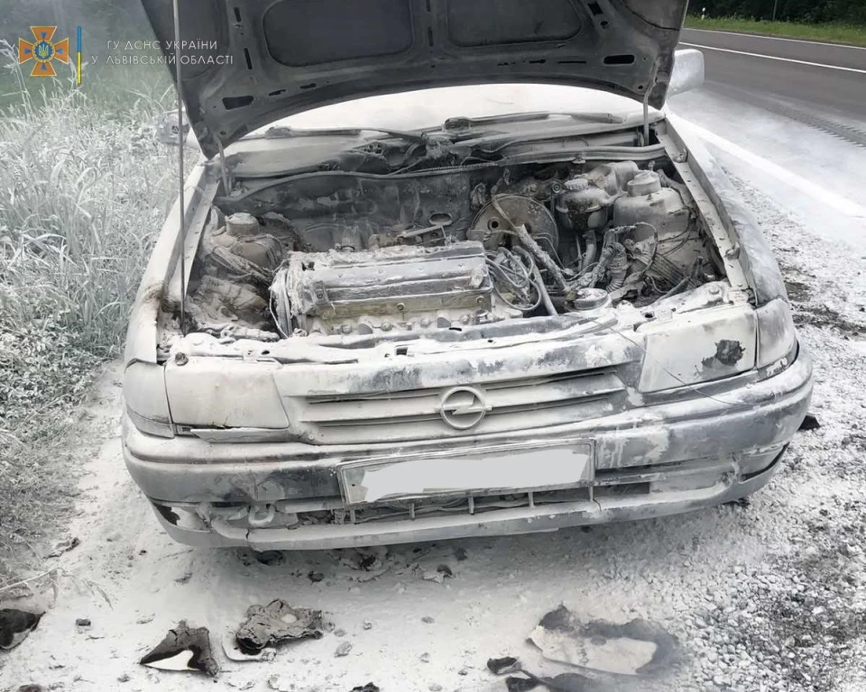 пожежа в авто