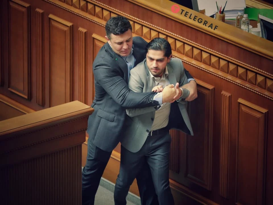 Тищенко напав на Лероса біля трибуни Ради