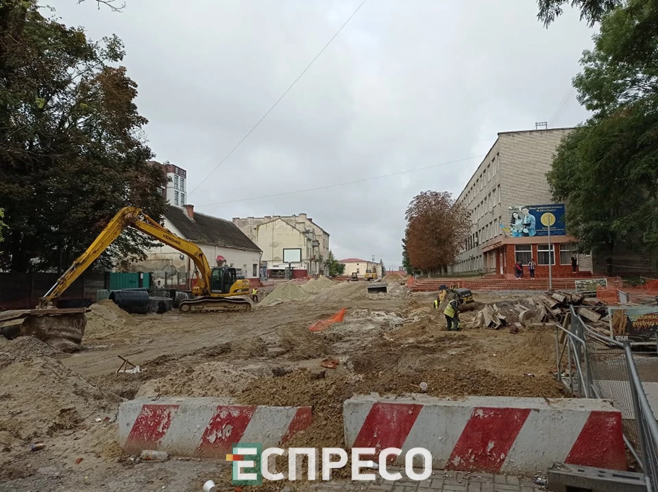 Ремонт доріг вул. Шевченка